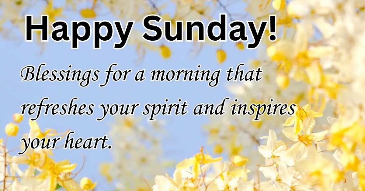 70 Uplifting Sunday Blessings, t